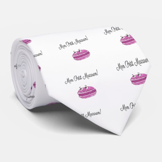 Mon Petit Macaron Stropdas (Opgerold)