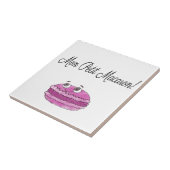 Mon Petit Macaron Tegeltje (Zijkant)