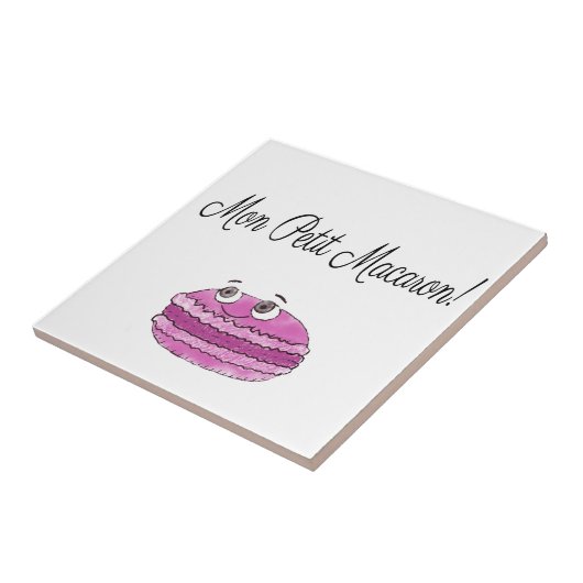 Mon Petit Macaron Tegeltje (Zijkant)