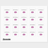 Mon Petit Macaron Vierkante Sticker (Vel)