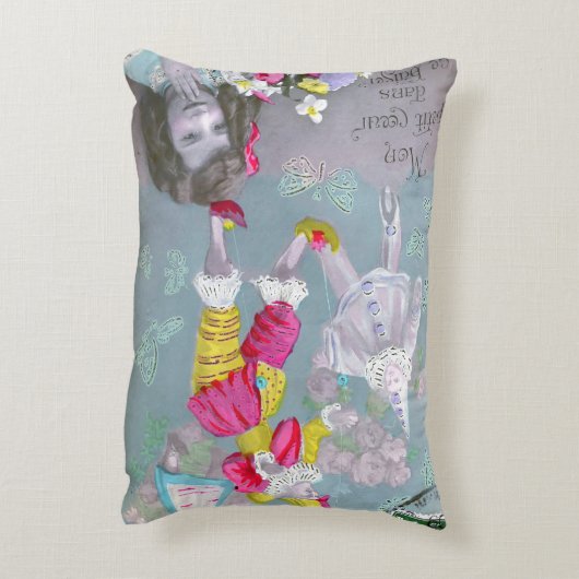 Mon petite coeur dans ce baiser 2 accent kussen (Achterkant (Verticaal))