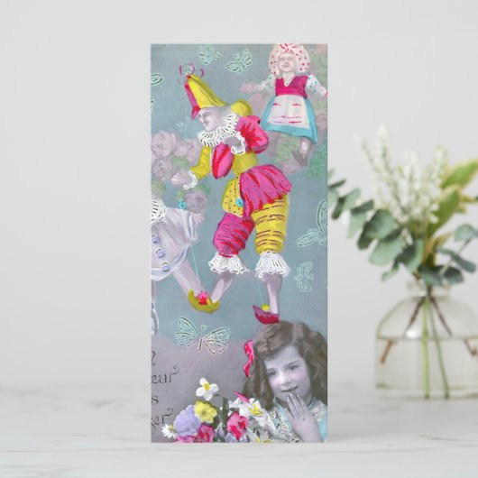 Mon petite coeur dans ce baiser 2 Bladwijzer Menu (Staand voorkant)