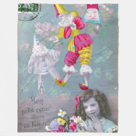 Mon petite coeur dans ce baiser 2 fleece deken