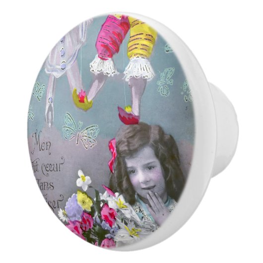 Mon petite coeur dans ce baiser 2 keramische knop (Rechts)