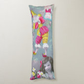 Mon petite coeur dans ce baiser 2 lichaamskussen (Achterkant (Verticaal))