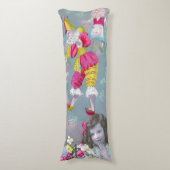 Mon petite coeur dans ce baiser 2 lichaamskussen (Voorkant Verticaal)