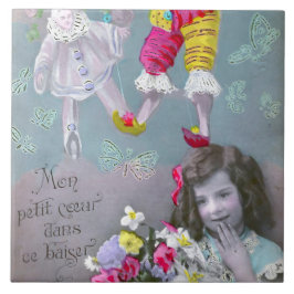 Mon petite coeur dans ce baiser 2 tegeltje