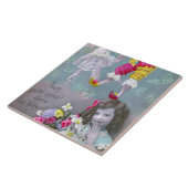 Mon petite coeur dans ce baiser 2 tegeltje (Zijkant)