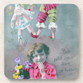 Mon petite coeur dans ce baiser bier onderzetter