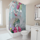 Mon petite coeur dans ce baiser douchegordijn (In situ)