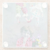 Mon petite coeur dans ce baiser glazen onderzetter (Achterkant)