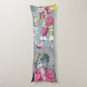 Mon petite coeur dans ce baiser lichaamskussen (Achterkant (Verticaal))