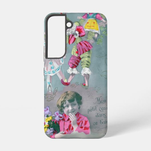 Mon petite coeur dans ce baiser samsung galaxy hoesje (Achterkant)