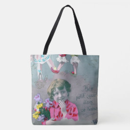 Mon petite coeur dans ce baiser tote bag