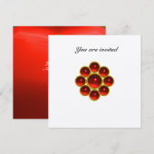 MON robijn rood wit goud Kaart (Voorkant / Achterkant)