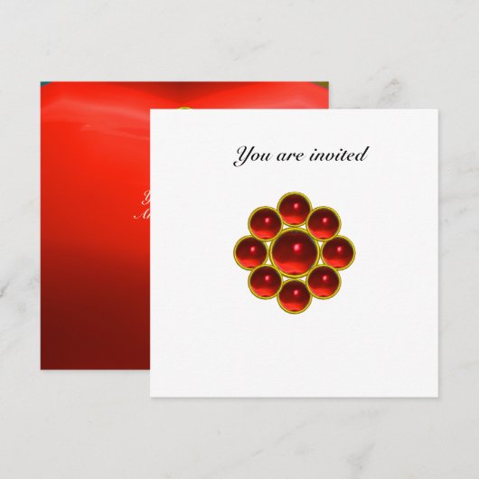 MON robijn rood wit Kaart (Voorkant / Achterkant)