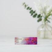 MON RUBY, AGATA, felrode violette grijze parel Mini Visitekaartje (Staand voorkant)
