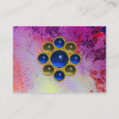 MON SAPPHIRE AGATA, helder rood paars vioolblauw Visitekaartje (Achterkant)