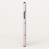 Mon, sterren en wolken Patroon op Pastel Roze Case-Mate iPhone Case (Achterkant / rechts)