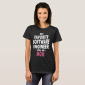 Mon van Software Engineer T-shirt (Voorkant volledig)