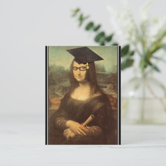 Mona Afstuderen Briefkaart (Staand voorkant)