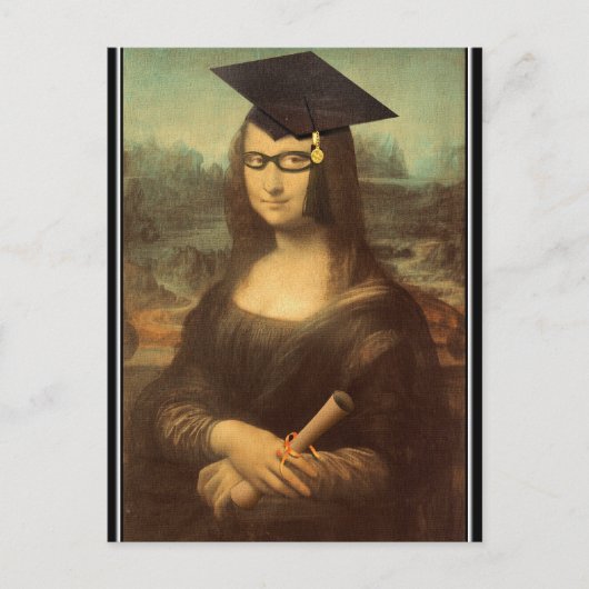 Mona Afstuderen Briefkaart (Voorkant)