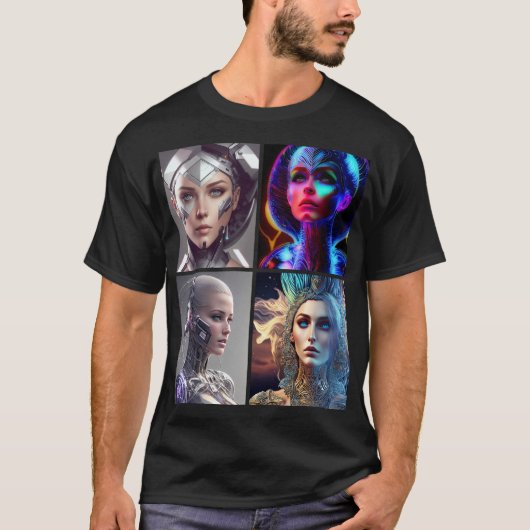 MONA CYBORG 4 T-SHIRT (Voorkant)