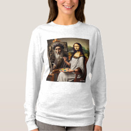 Mona Does Da Vinci dames T-shirt