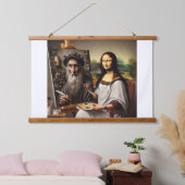 Mona Does da Vinci Hangend Wandkleed (Slaapkamer)