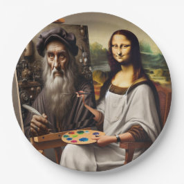 Mona Does da Vinci Papieren Bordje