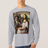 Mona Does da Vinci T-shirt met lange mouwen (Voorkant)
