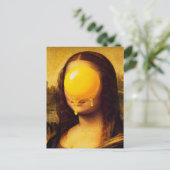 Mona Egg Yolk Funny Briefkaart (Staand voorkant)