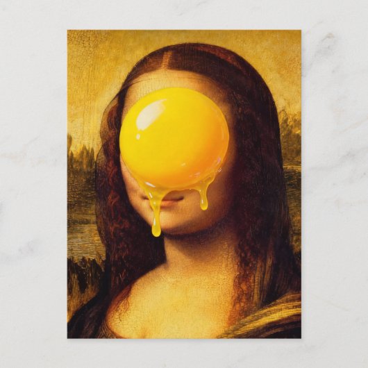 Mona Egg Yolk Funny Briefkaart (Voorkant)