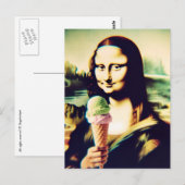 Mona en een ijsje briefkaart (Voorkant / Achterkant)