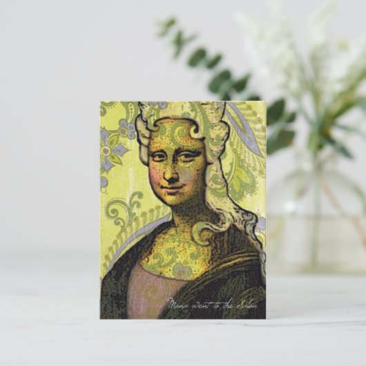 Mona ging naar de Salon Briefkaart (Staand voorkant)