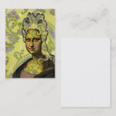 Mona ging naar de Salon Visitekaartje (Voorkant / Achterkant)