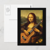 Mona Guitar Briefkaart (Voorkant / Achterkant)