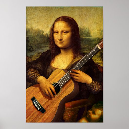 Mona Guitar Poster (Voorkant)