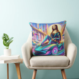 Mona in de toekomst en een chique auto kussen