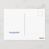 Mona Kat, Cat Parody Fine Art Briefkaart (Achterkant)