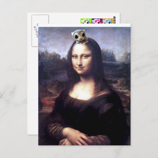 Mona Lemmy Briefkaart (Voorkant / Achterkant)