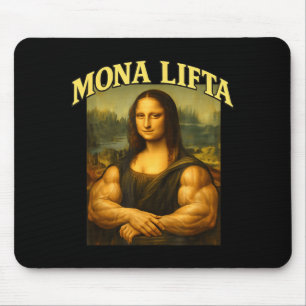 Mona lifta grappige mona lisa tilting workout gen  muismat