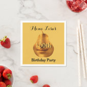 Mona Lisa 100th Birthday Party Paper Napkins Servet (Insitu)