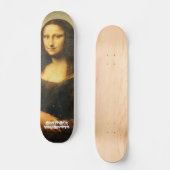 Mona Lisa, Abstracte wapens Persoonlijk Skateboard (Voorkant)