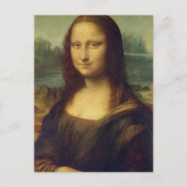 Mona Lisa Afbeelding Ledge Briefkaart