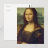 Mona Lisa Afbeelding Ledge Briefkaart (Voorkant / Achterkant)