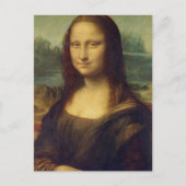 Mona Lisa Afbeelding Ledge Briefkaart (Voorkant)