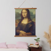 Mona Lisa Afbeelding Ledge Hangend Wandkleed (Slaapkamer)