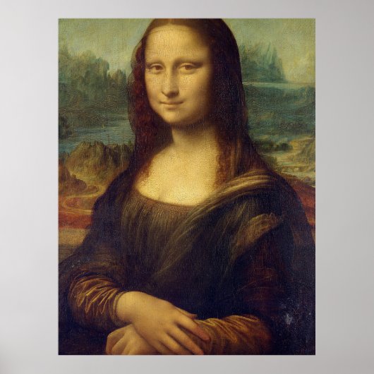 Mona Lisa Afbeelding Ledge Poster (Voorkant)