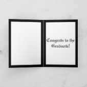 Mona Lisa Afstuderen Afstudeerder Pet Kaart (Binnen)